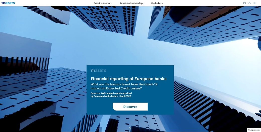 Financial reporting of European banks study 2022 high res graphic
