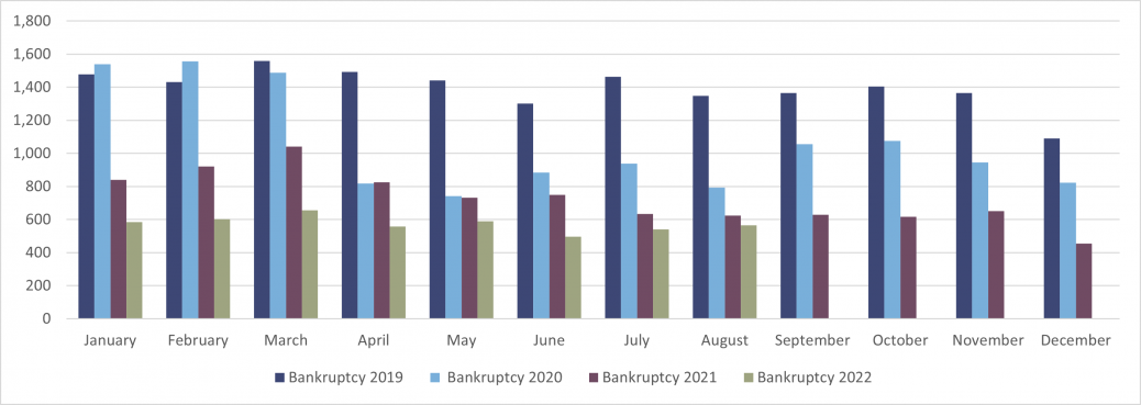 Personal Insolvencies - Bankruptcy - England and Wales