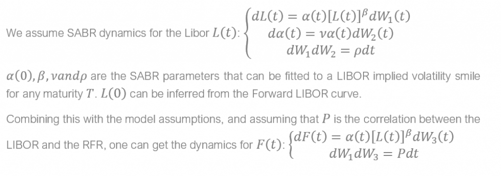 IBOR Transition - 2.3.1 model assumptions